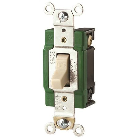 EATON WIRING DEVICES Switch Toggle Quiet 2P 30A Iv WD3032V